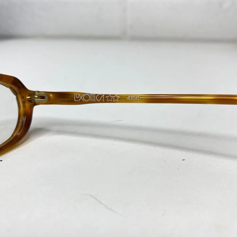 Luxottica LU4166 Eyeglasses Frames Tortoise Gold Square Full Rim‎ 52-19 H2651